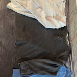 3 thermal Henley Sweaters - Classic Ribbed Knit